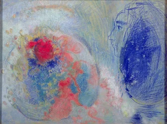 Natt och dag, 1908-11 (pastell på papper)